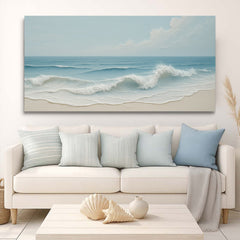 Serene Ocean Wave Coastal Wall Art VIII