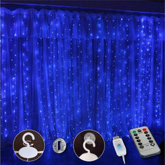 300 LED Curtain Fairy Lights