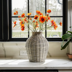 Handwoven Wicker Willow Vase