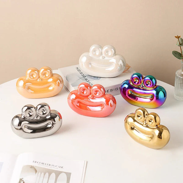 Unique Sausage-Shaped Decorative Ceramic Home Decoration Ornaments Creative Kitchen Living Room Decor Accessories
