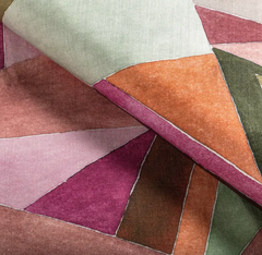 Roulade Pillow Cover in Rose