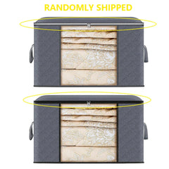 Large Capacity Foldable Clothes Storage Bag – Blanket & Closet Organizer