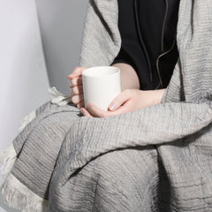 100% Cotton Reversible  Muslin Throw Blankets 60" x 80"